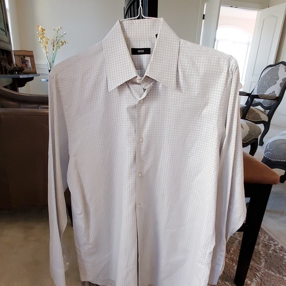 Hugo Boss mens dress shirt, 16 1/2, 34/35 regular